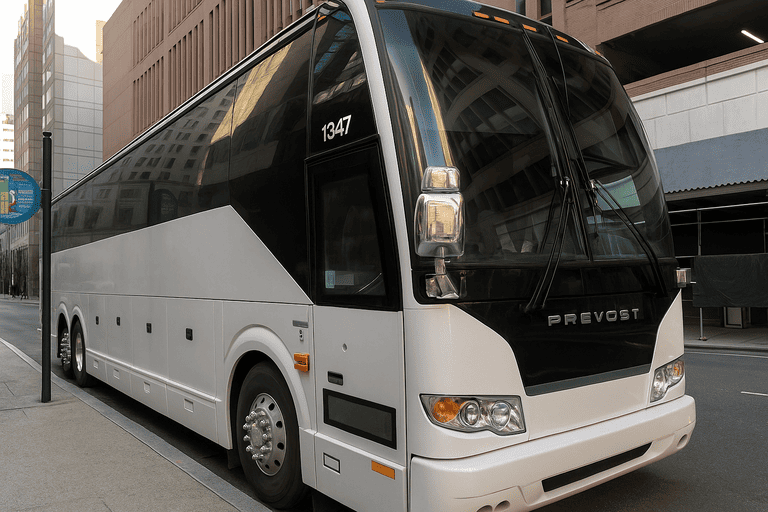 a Charter Bus Rental Murrieta coach bus